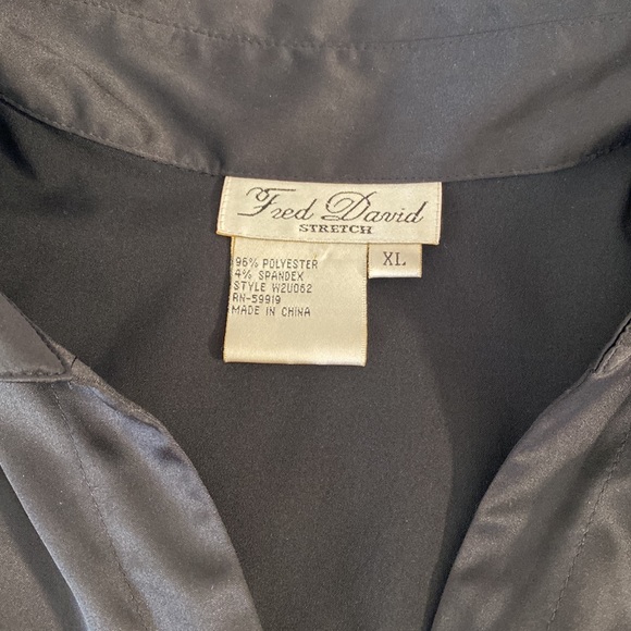 Satin Blouse ~ Size XL - Picture 3 of 6